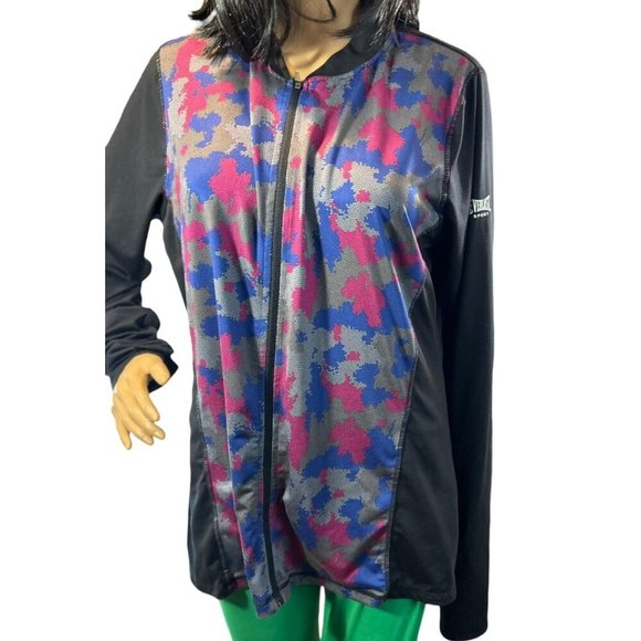 (5 for $25) Everlast Full Front Zip Fitness Jacket with Thumbholes Size XL - Picture 2 of 7